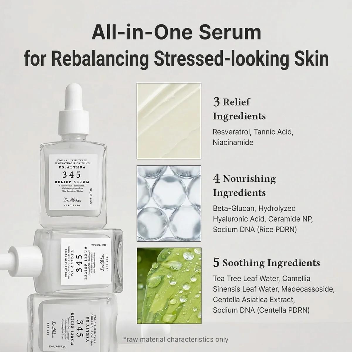 Dr.Althea 345 Relief Serum 1.01 fl. oz.(30ml) detail 2