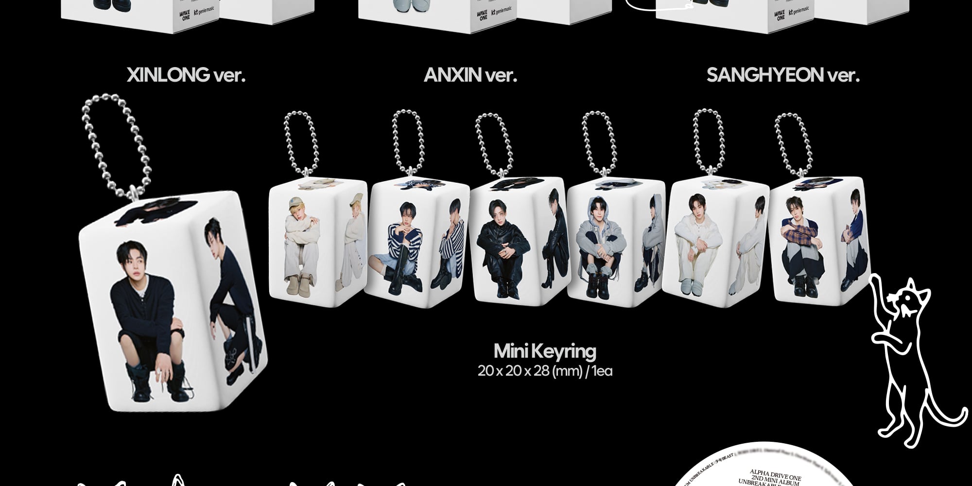 ALPHA DRIVE ONE - 2nd Mini Album 'UNBREAKABLE: 少年BEAST' (Hissing