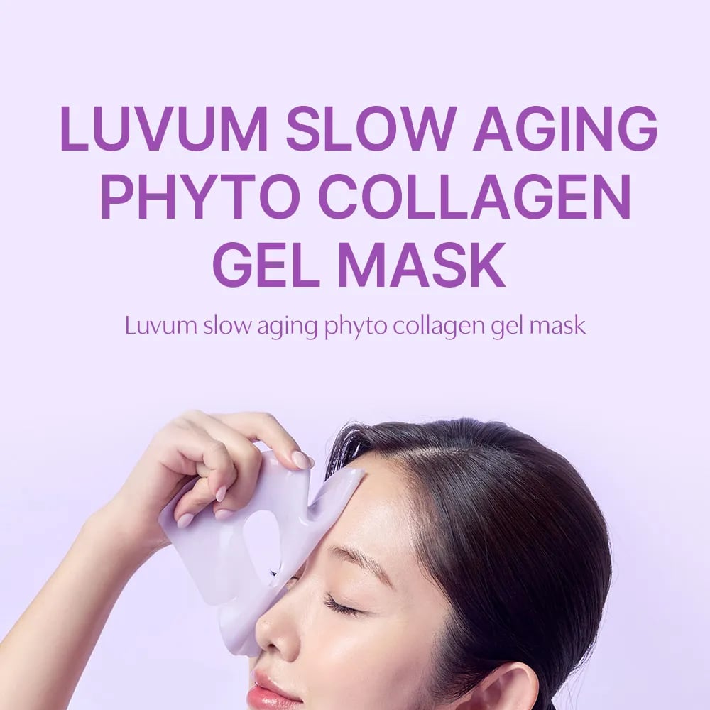 Luvum Slow Aging Phyto Collagen Gel Mask Sheet 1.34 oz.(38g) x 5p
