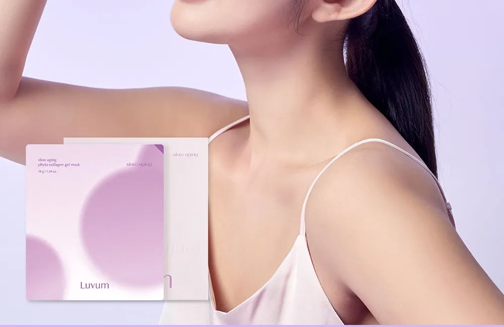 Luvum Slow Aging Phyto Collagen Gel Mask Sheet 1.34 oz.(38g) x 5p