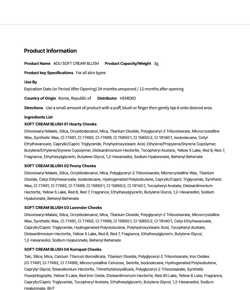 Product detail