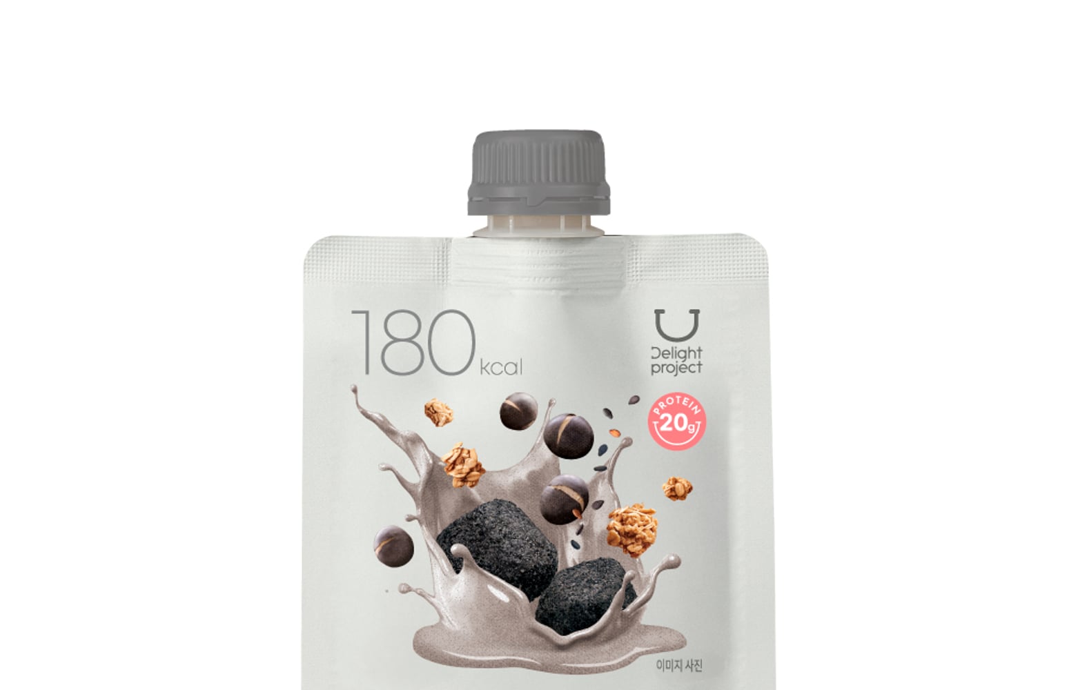 DELIGHT PROJECT Black Sesame Seed & Injeolmi Protein Shake 1.58 oz
