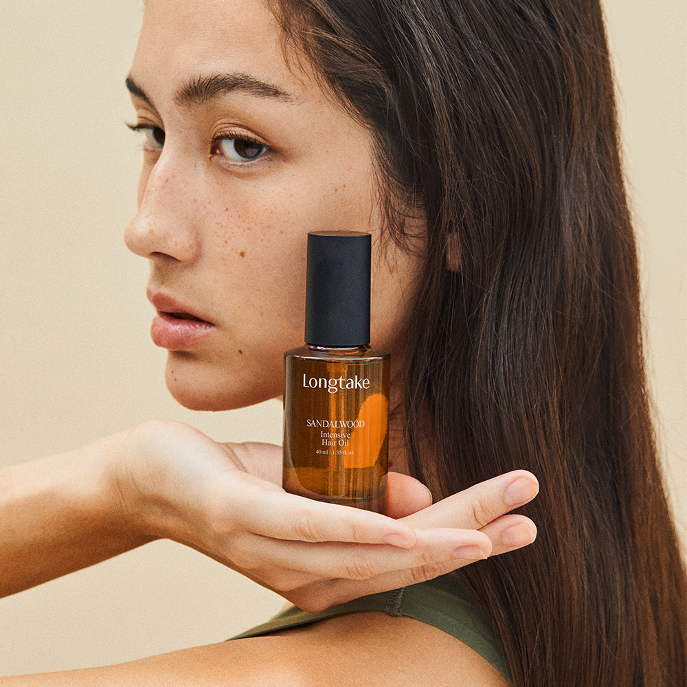Longtake Sandalwood Intensive Hair Oil 1.35 fl. oz.(40ml) - Image 3 of 3