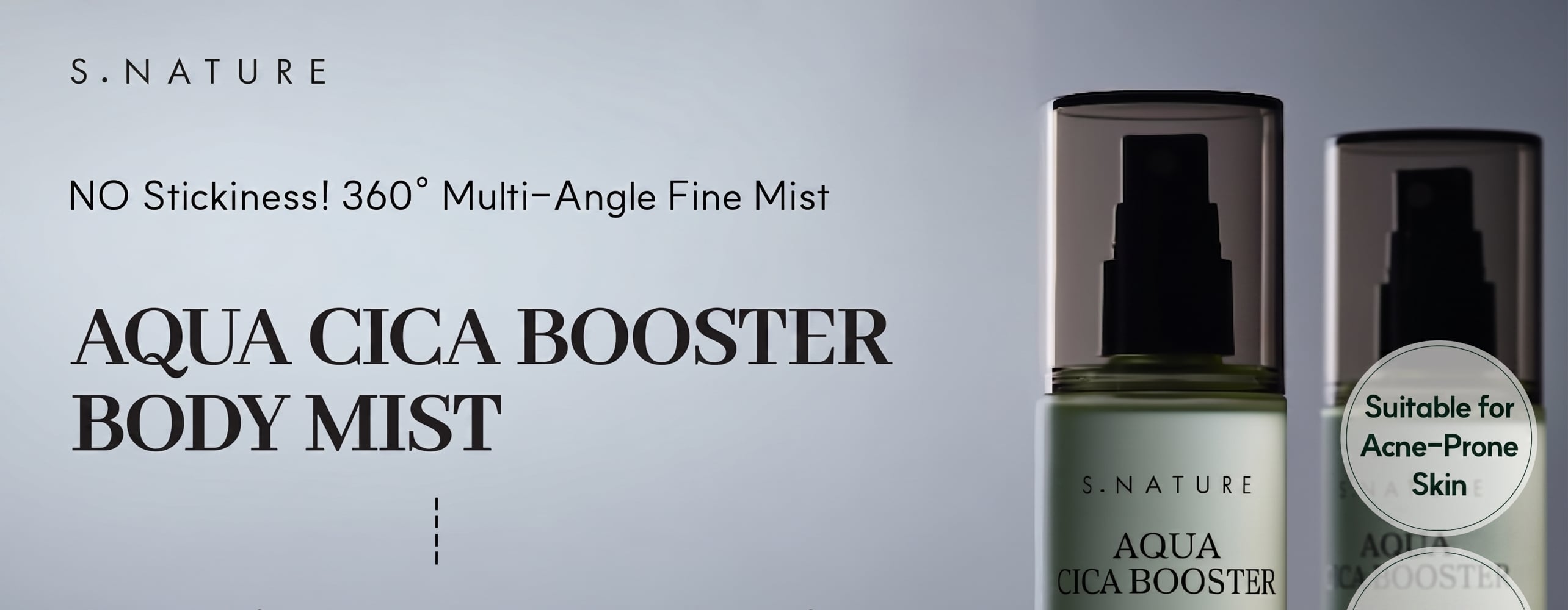 S.NATURE Aqua Cica Booster Body Mist 5.07 fl. oz.(150ml) | OLIVE