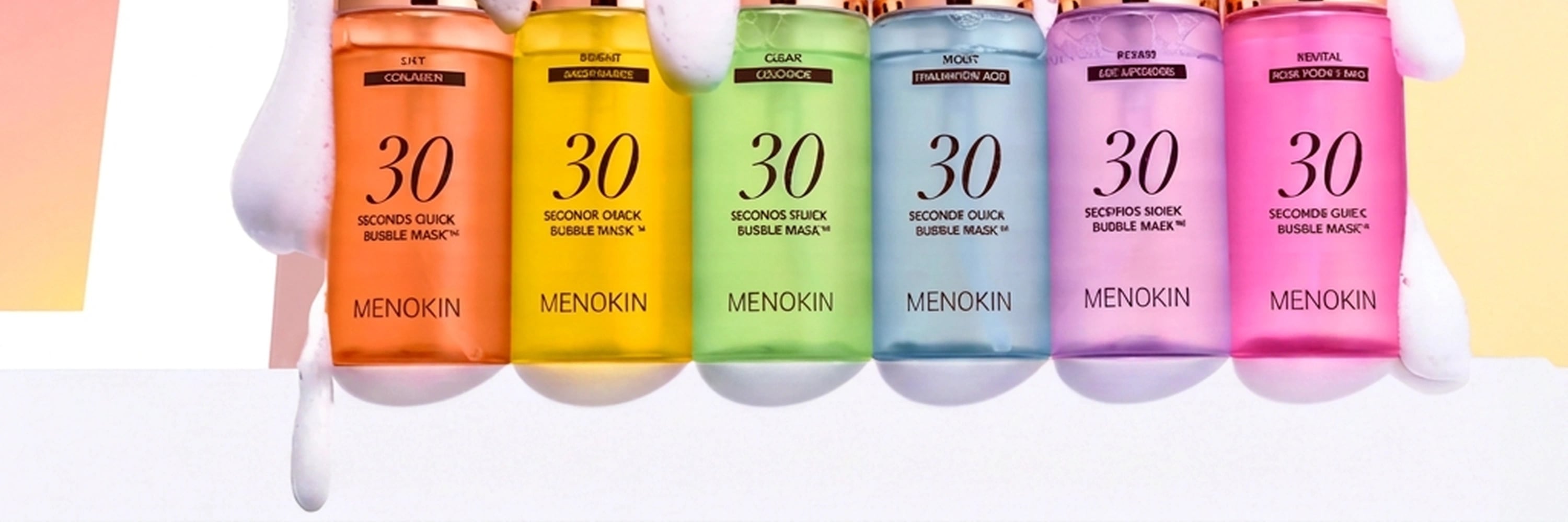 Menokin 30s Quick Bubble Mask Bright 3.21 fl. oz.(95ml) | OLIVE