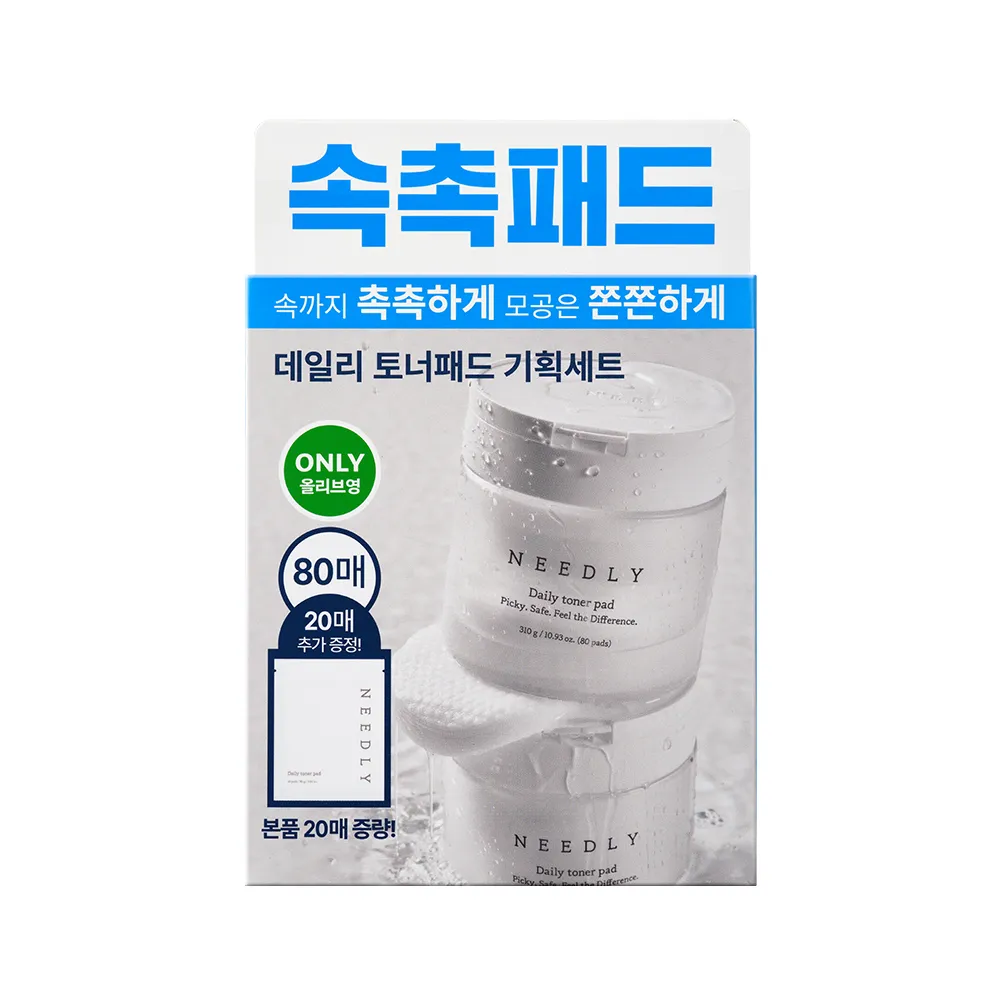 NEEDLY Daily Toner Pad 10.93 oz.(310g) 80ea + 20ea
