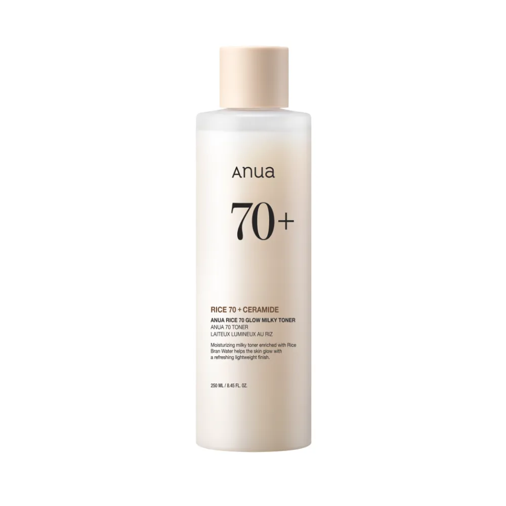 Anua Rice 70 Glow Milky Toner 8.45 fl. oz.(250ml)