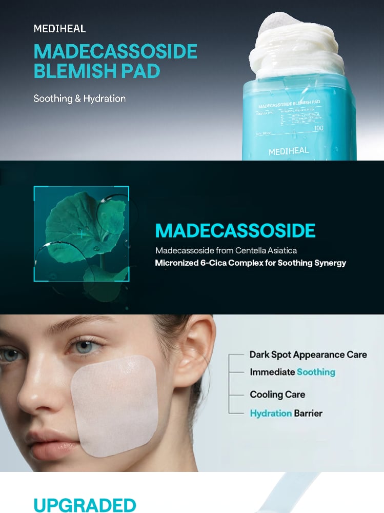 7types] MEDIHEAL Toner Pad 100ct | OLIVE YOUNG US