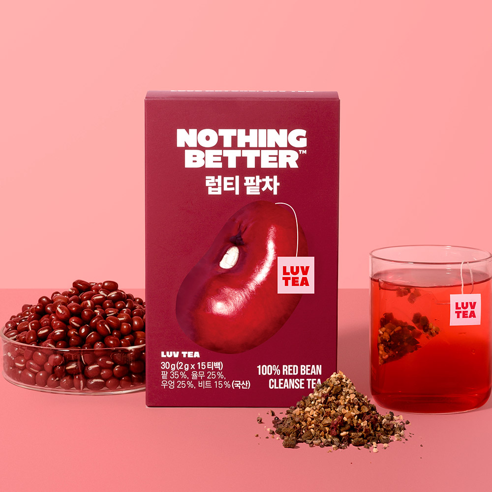 NOTHING BETTER Luv Tea Red Bean Tea 15ea 1.05 oz.(30g) - Image 3 of 5