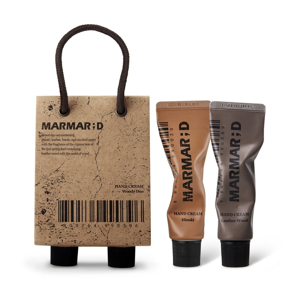 MARMAR;D Woody Hand Cream Duo Set(hinoki +leather Wood 1.69 fl. oz.(50ml)) x 2ea detail 1