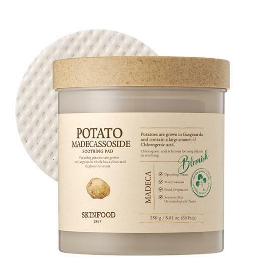 SKINFOOD Potato Maddecassoside Soothing Pad 8.81 oz.(250g) x 60ea