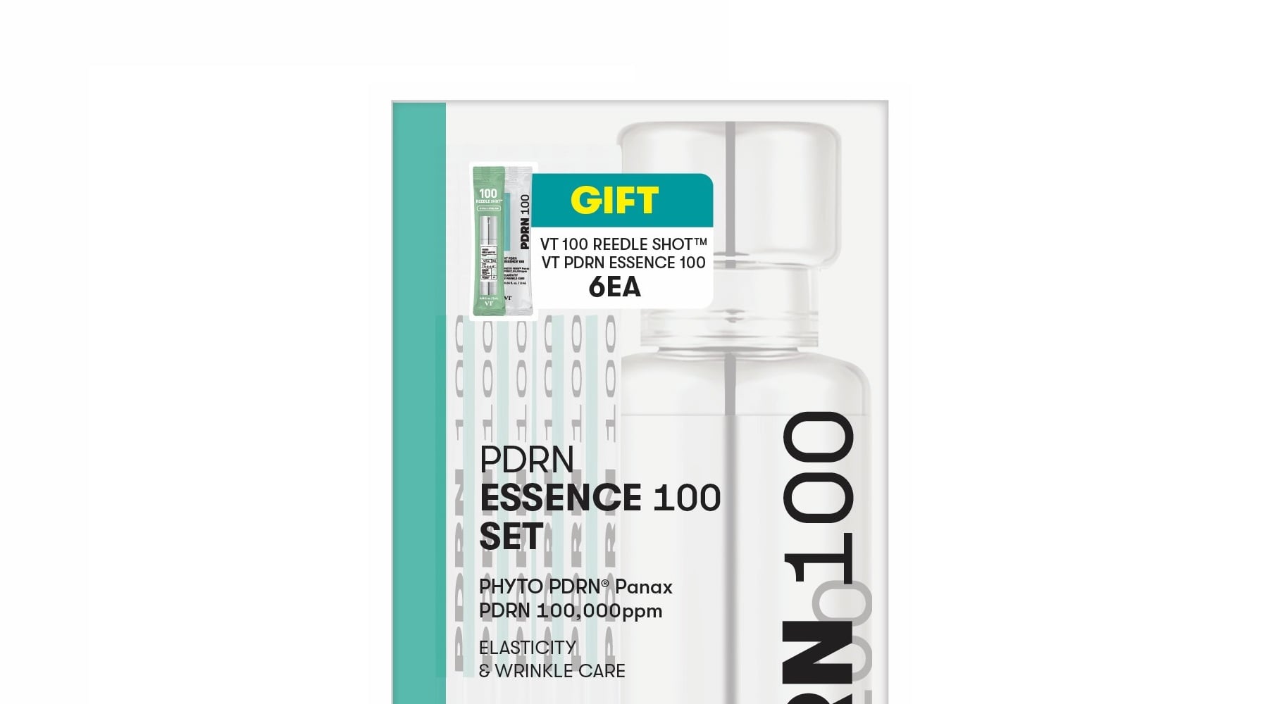 VT PDRN Essence 100 1.69 fl. oz.(50ml) Set (+PDRN Essence 100 0.06