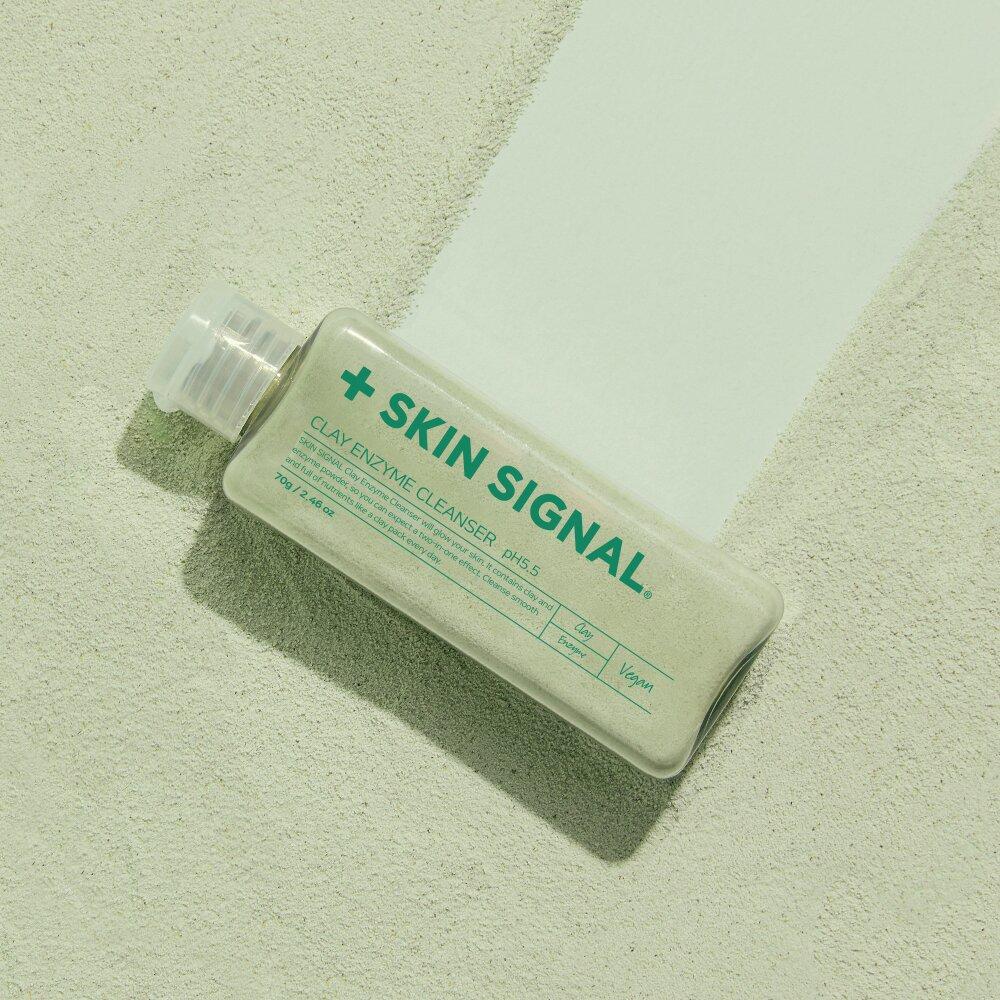 SKIN SIGNAL Green Clay Enzyme Cleanser 2.46 oz.(70g) - Image 2 of 5
