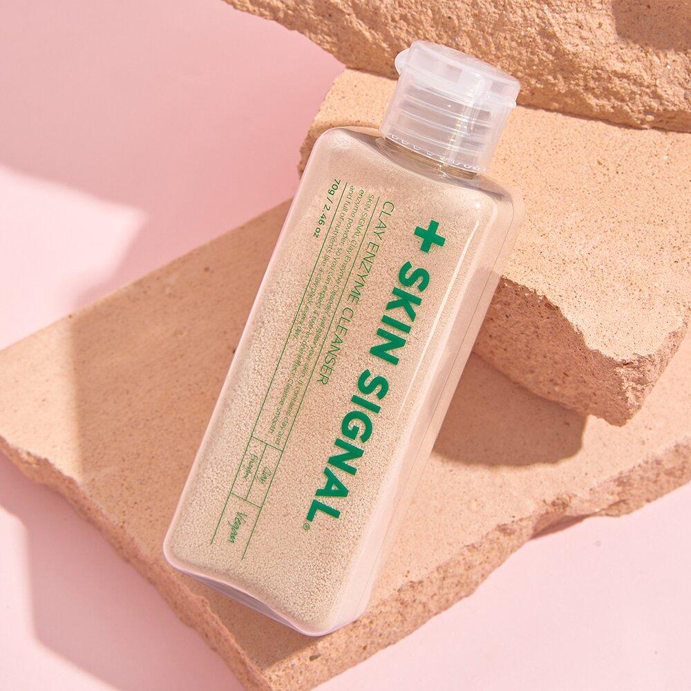 SKIN SIGNAL Pink Clay Enzyme Cleanser 2.46 oz.(70g) - Image 2 of 5