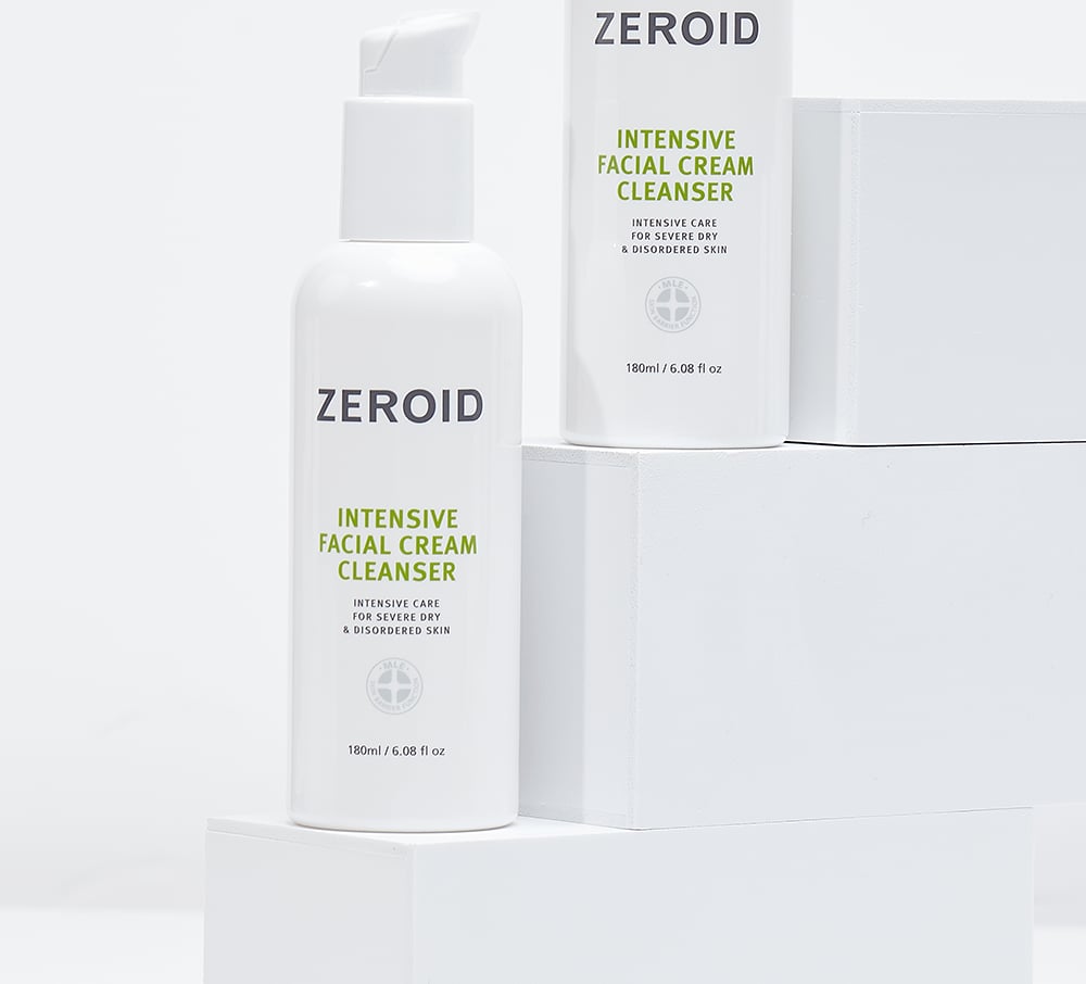 Zeroid Intensive Facial Cream Cleanser 6.09 fl. oz.(180ml) | OLIVE