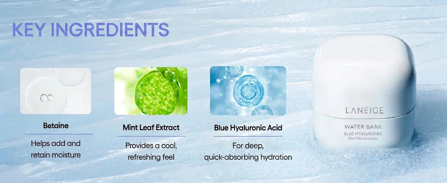 [3sizes] LANEIGE Blue Hyaluronic Gel Moisturizer (Mini/Original/Refill) detail 5