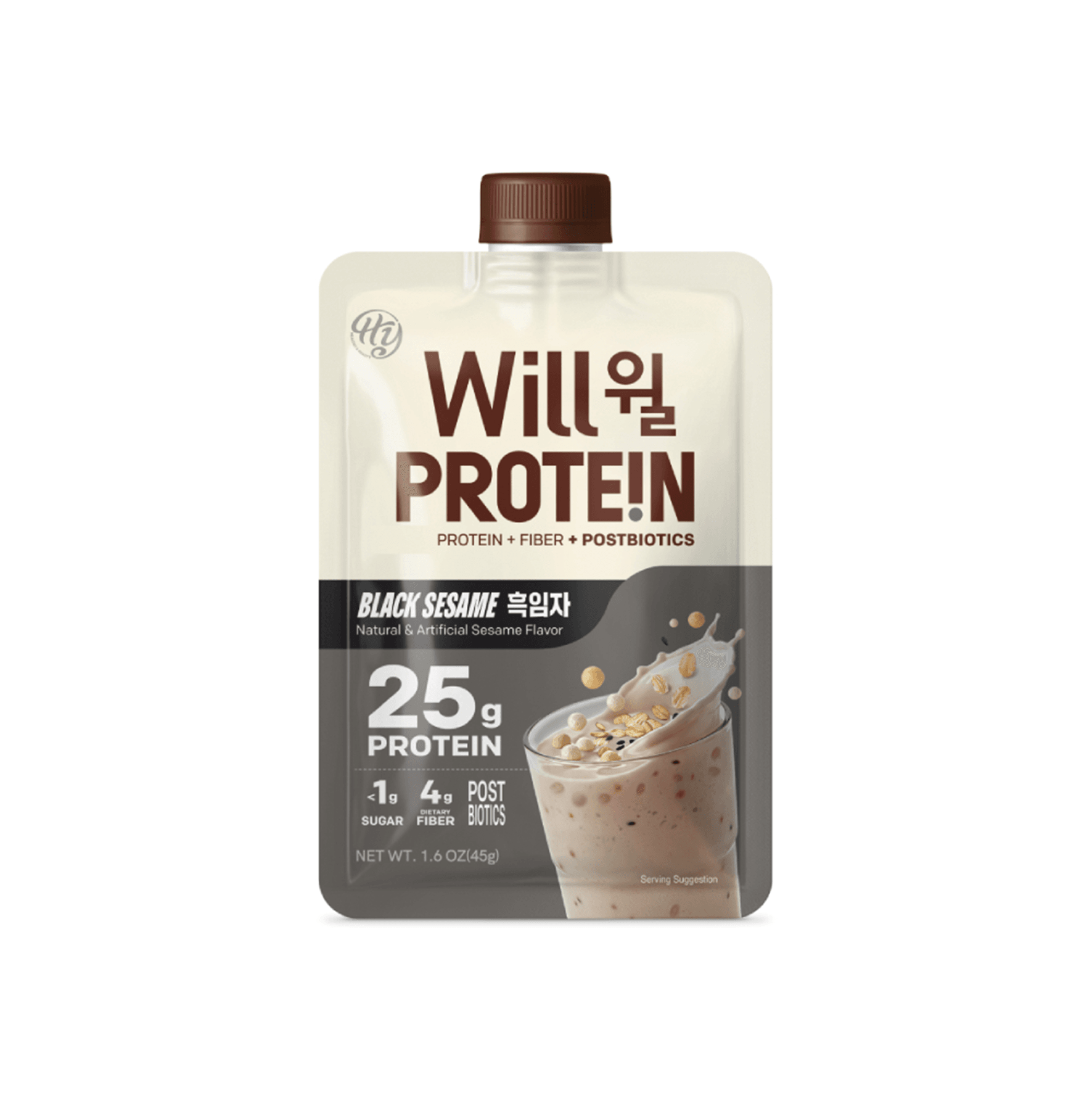 HY Will Protein Shake Black Sesame 1.6 oz. (45g) detail 3