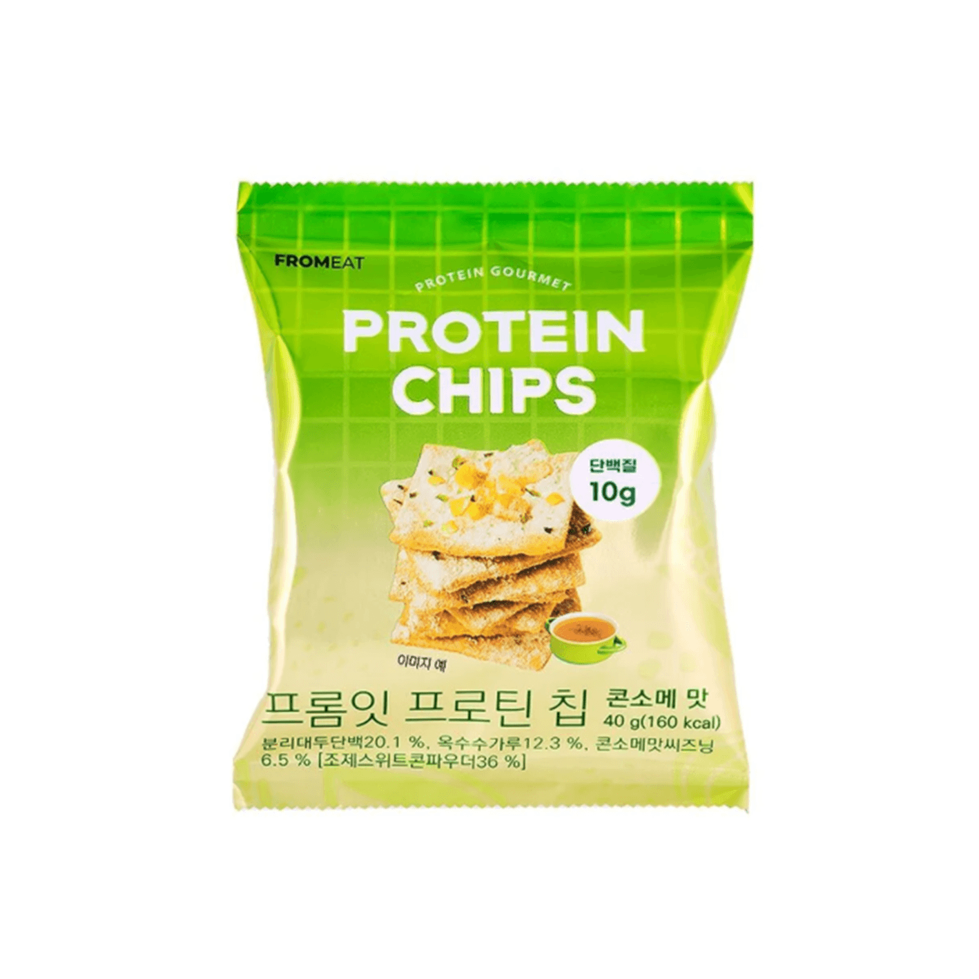 fromeat Protein Chips Consomme Flavor 1.41 oz.(40g) detail 1