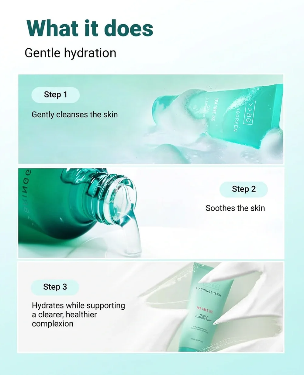 BRING GREEN Tea Tree Cica Trial Kit 0.93 fl. oz.(29ml) detail 2