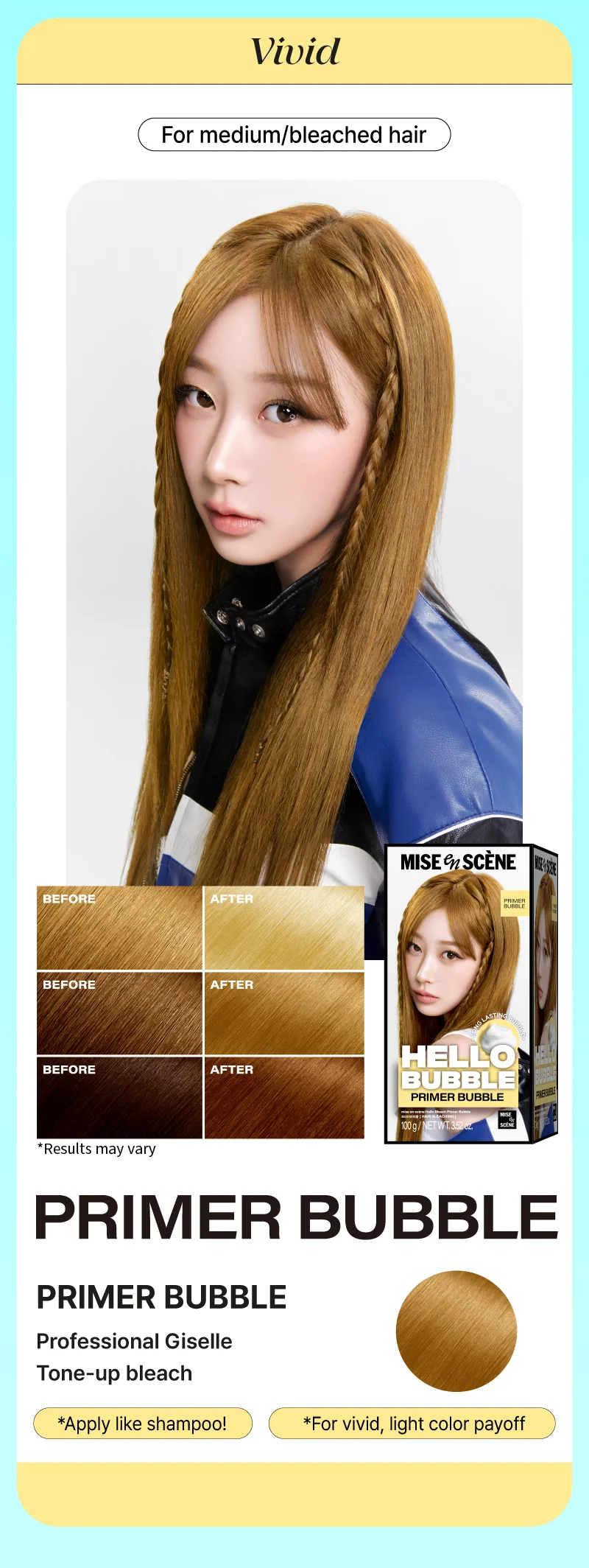 Mise-en-scène Hello Bubble 9 g Milk Tea Gray 3.52 oz.(100g) detail 5