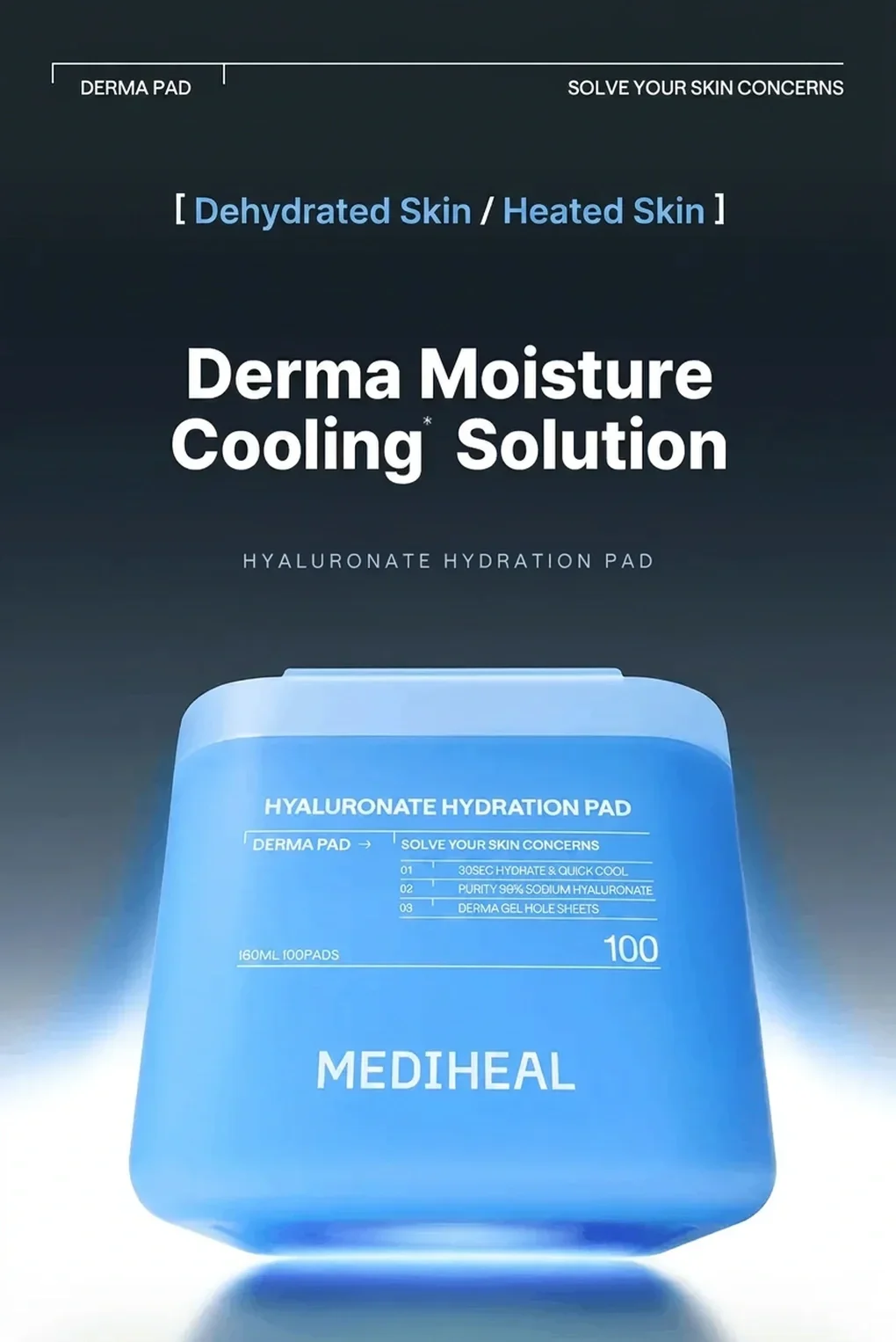 MEDIHEAL Hyaluronate Hydration Pad 14pads 0.94 fl. oz.(28ml) detail 1