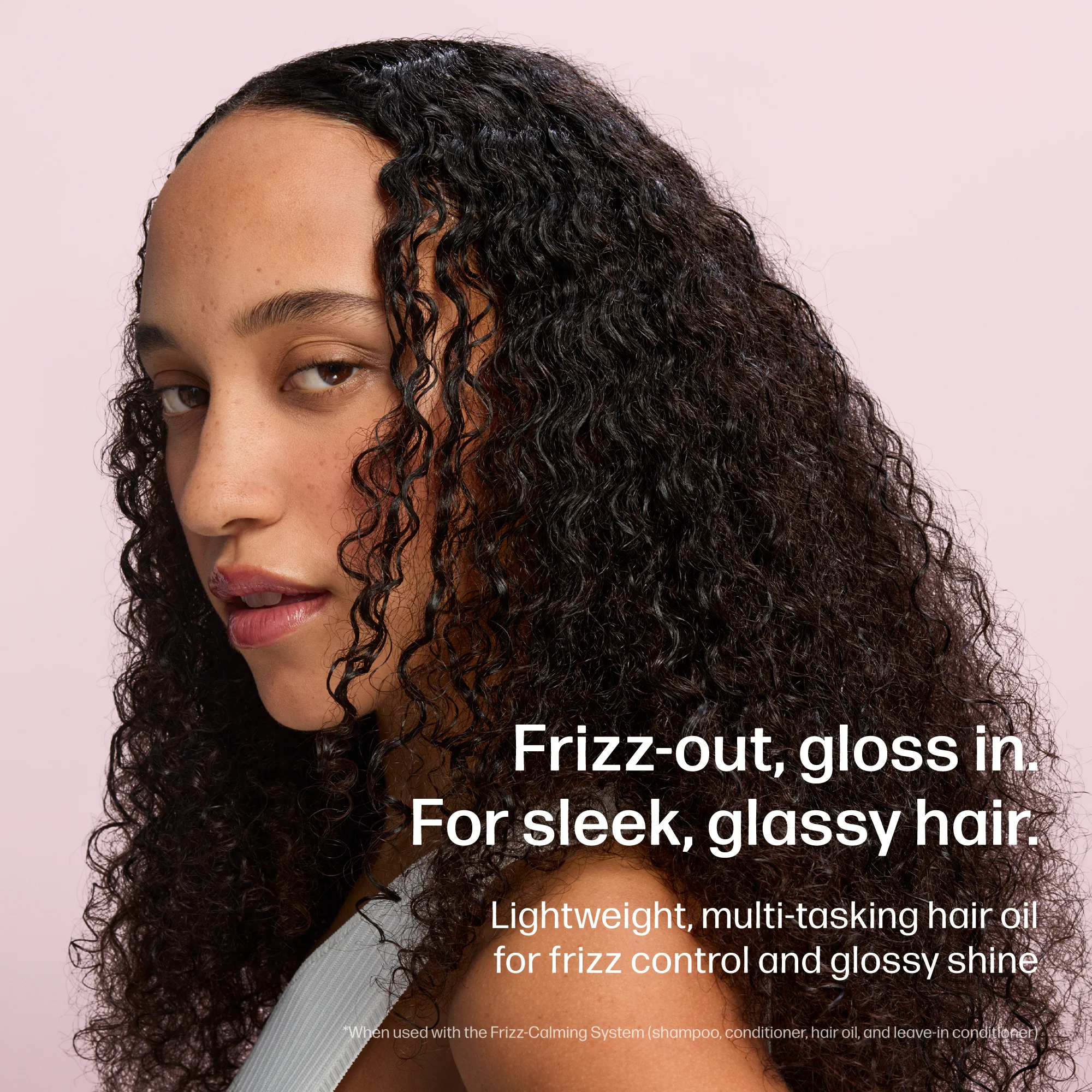 UNOVE Frizz-calming Glass Hair Oil Blush Musk 2.36 fl. oz.(70ml) detail 2