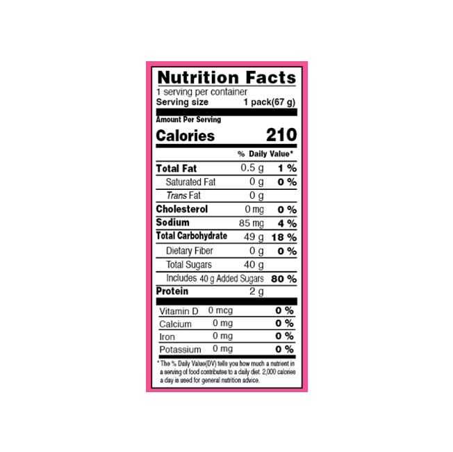 ORION Real O'jelly Guumy Candy Peach 2.36 oz.(67g) detail 2