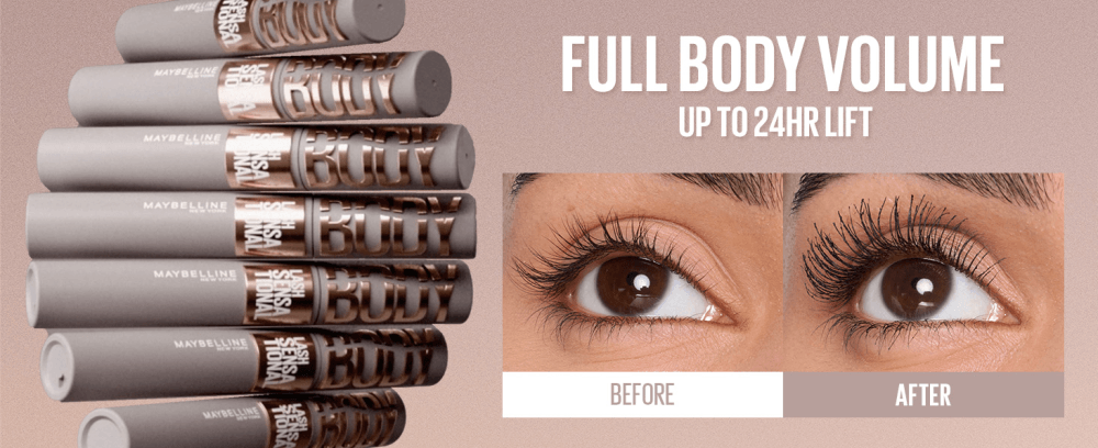 [3colors] Maybelline Sensational Body Mascara 0.3 fl. oz. detail 2