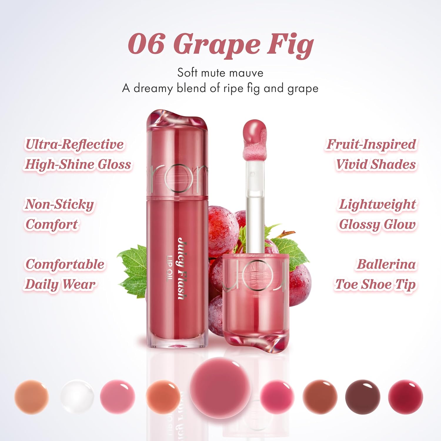 [9colors] rom&nd Juicy Flash Lip Oil 0.17 oz.(4.5g) - Image 9 of 15