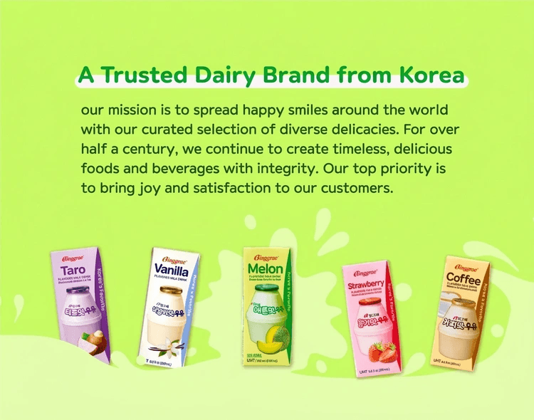 Binggrae Melon Flavored Milk 6.8 fl. oz.(200ml) detail 4