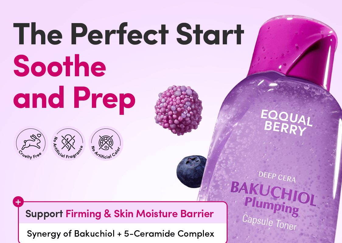 EQQUALBERRY Bakuchiol Plumping Capsule Toner 5.07 fl. oz.(150ml) detail 1