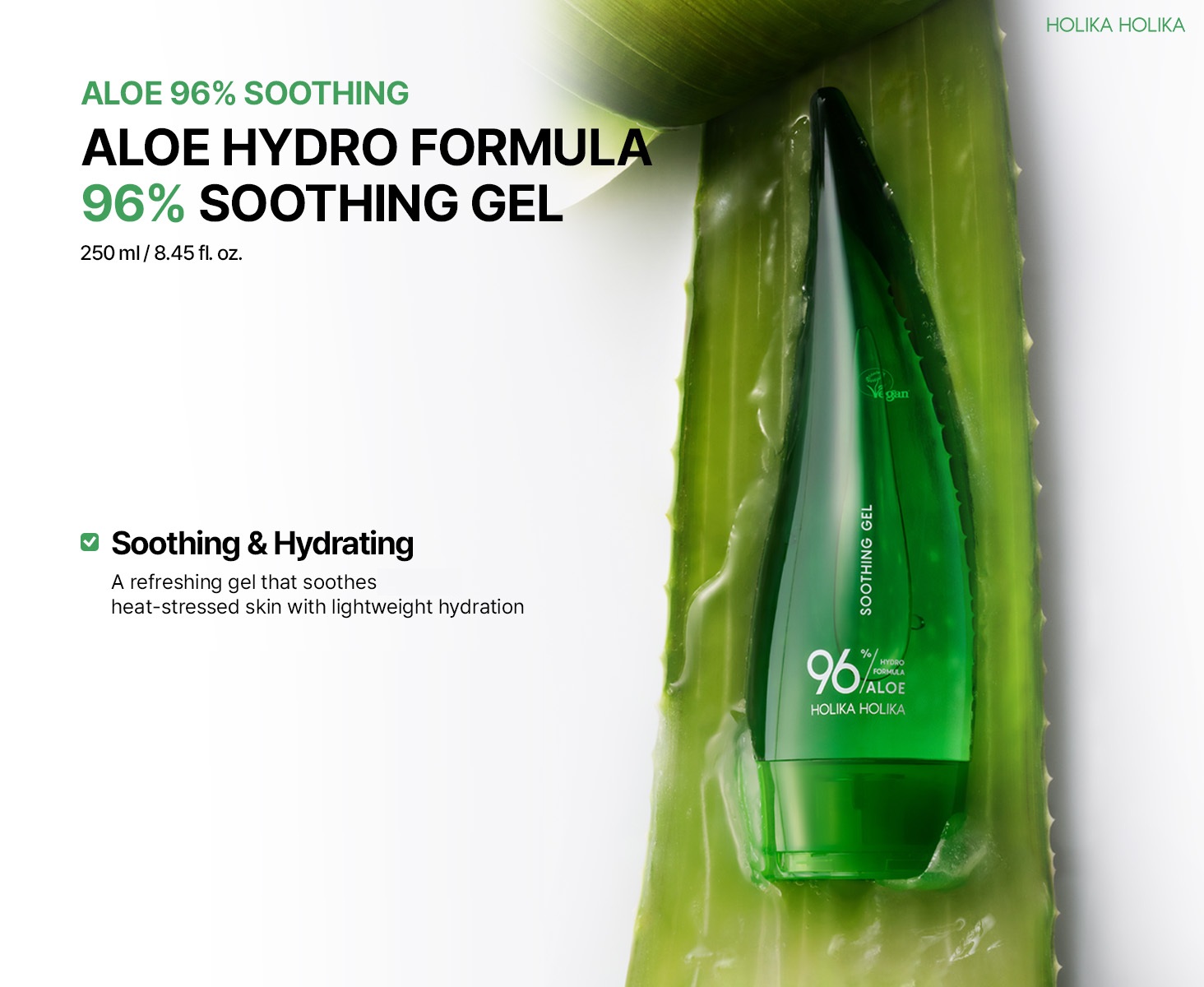 Holika Holika Aloe Hydro Formula 96% Soothing Gel 8.45 fl. oz