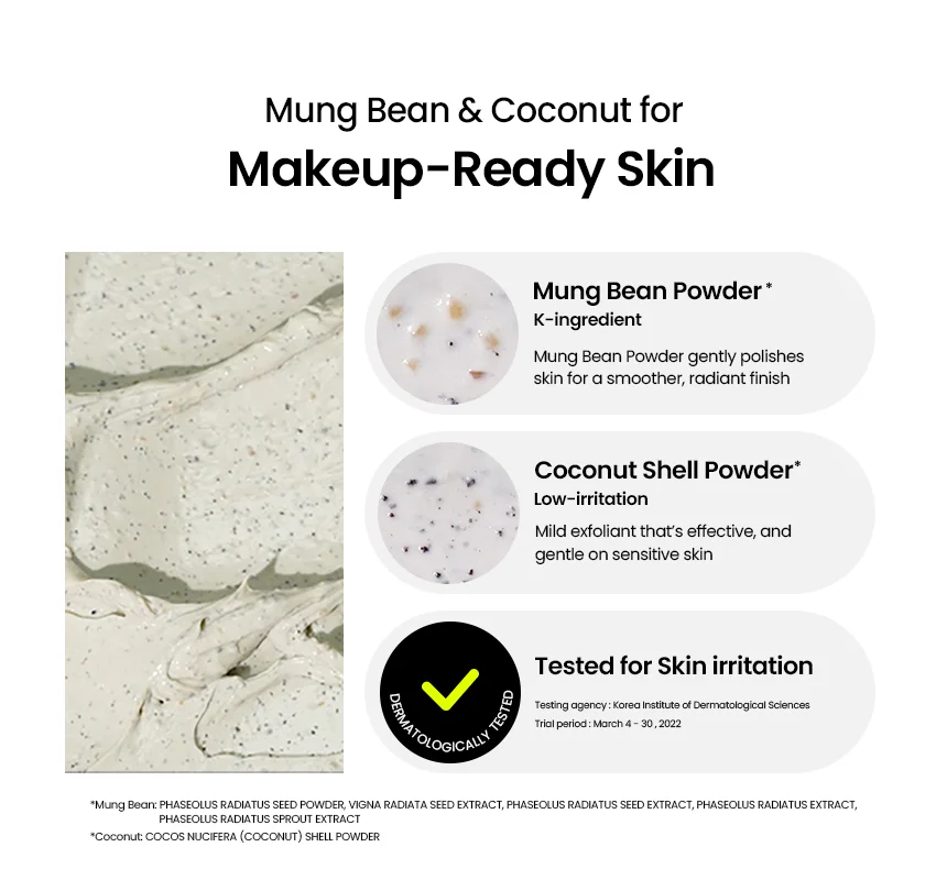 beplain Mung Bean Pore Clay Mask 4.05 fl. oz.(120ml) detail 3