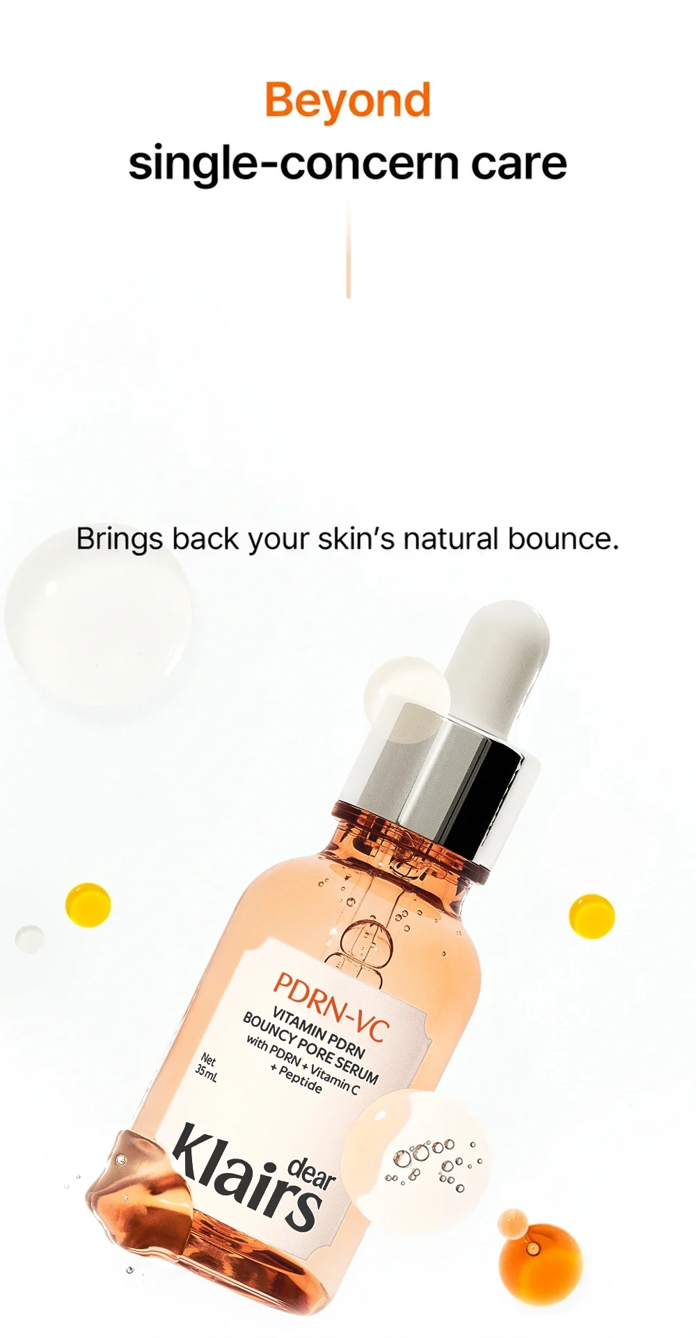 Dear Klairs Vitamin PDRN Bouncy Pore Serum 1.18 fl. oz.(35ml) detail 4