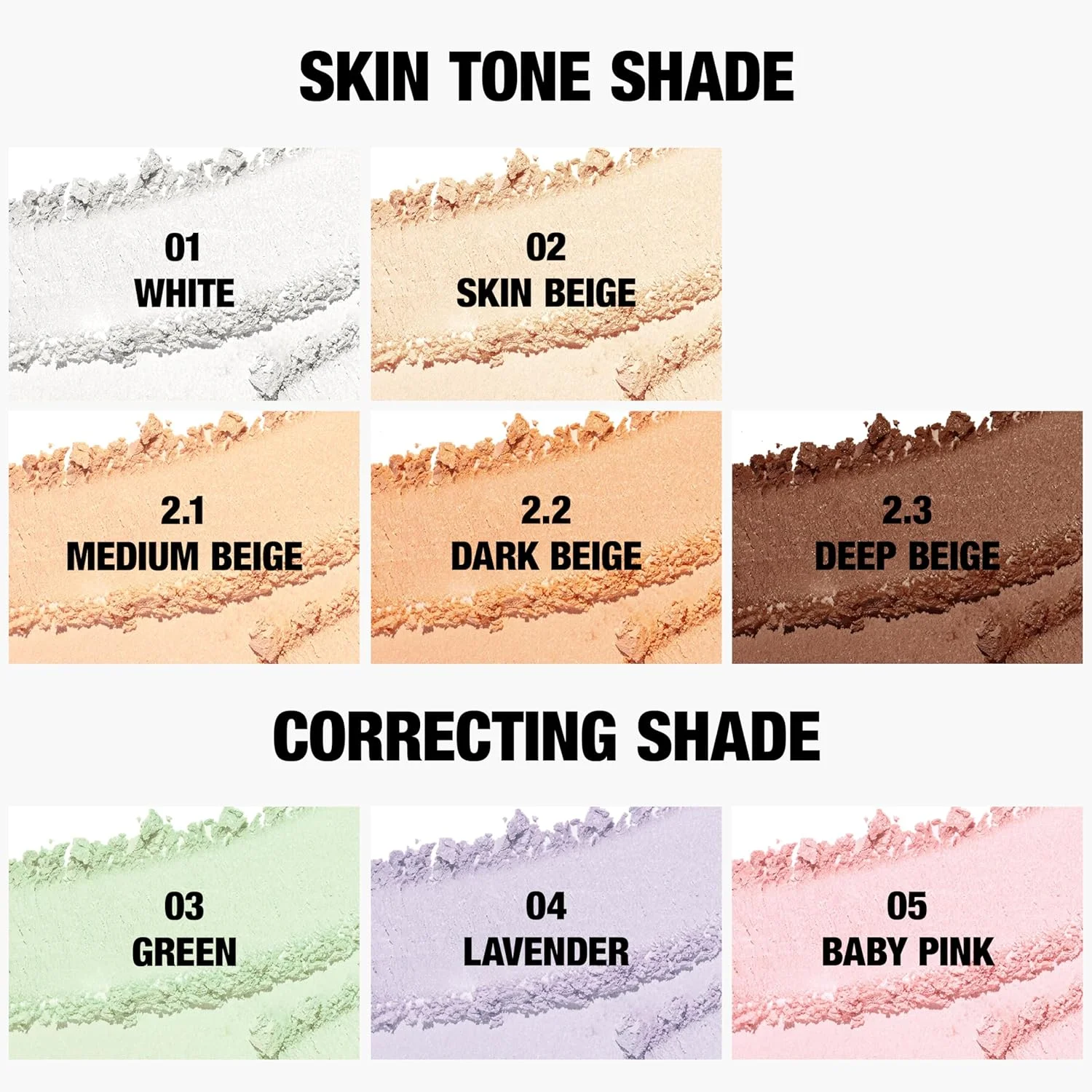 [5colors] tfit Translucent Set Finishing Powder 0.24 oz.(7g) detail 2