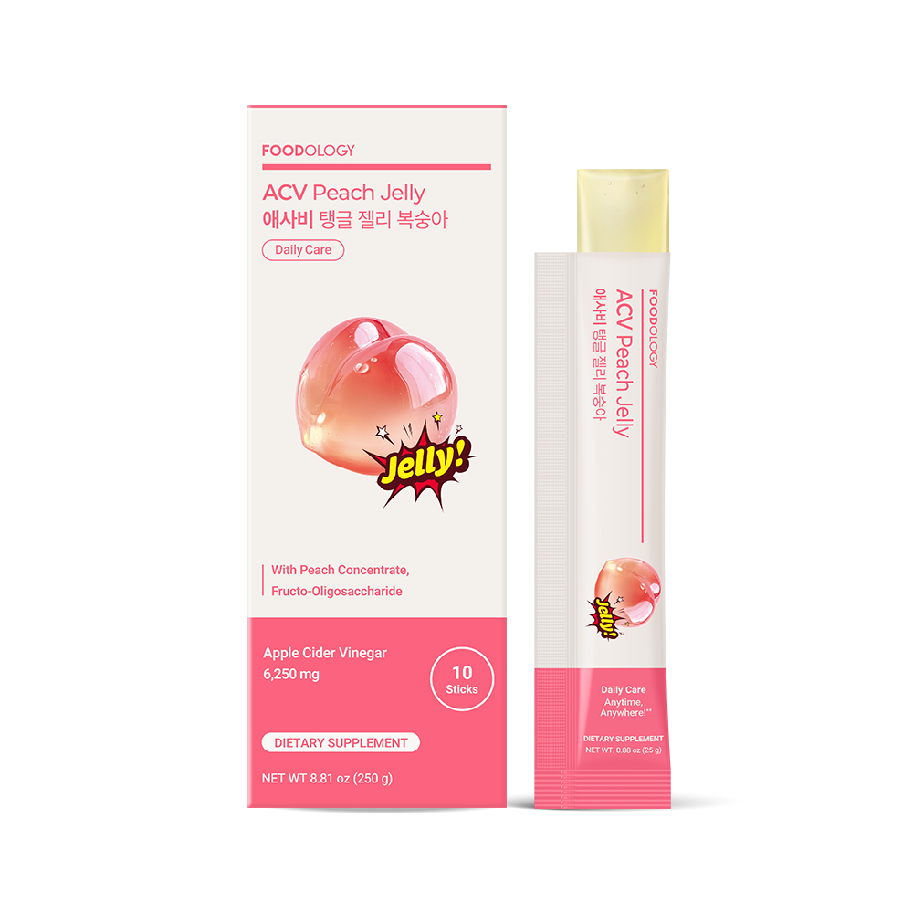 [2flavors] FOODOLOGY Acv Jelly 0.88 oz.(25g) x 10ea - Image 2 of 4