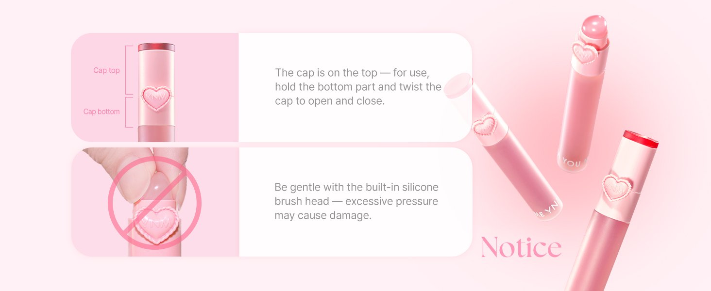 [2colors] Y.N.M Heart Veil Tint 0.09 oz.(2.6g) detail 9