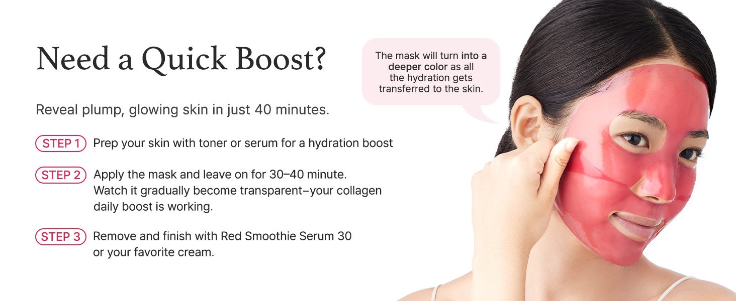 Arencia Red Collagen Jello Mask 4 Sheets 0.88 fl. oz.(25g) detail 5