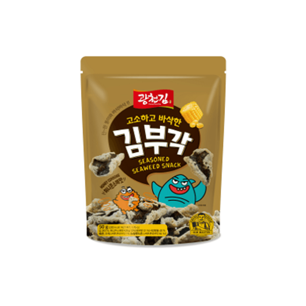 Kwangcheonkim Crispy Seaweed Chips Honey Consome 1.76 oz.(50g) detail 1