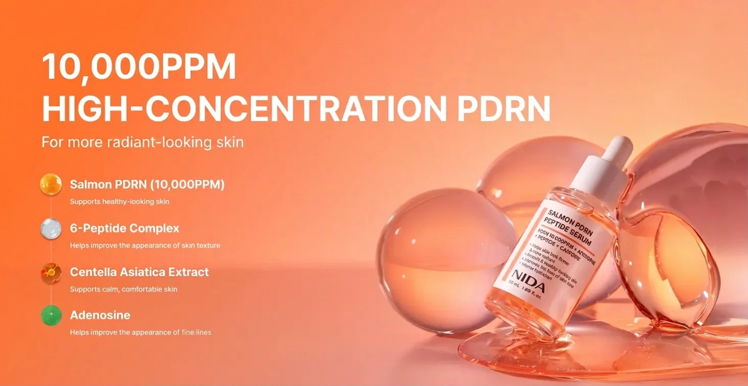 NIDA Salmon PDRN Peptide Serum 1.69 fl. oz.(50ml) detail 3