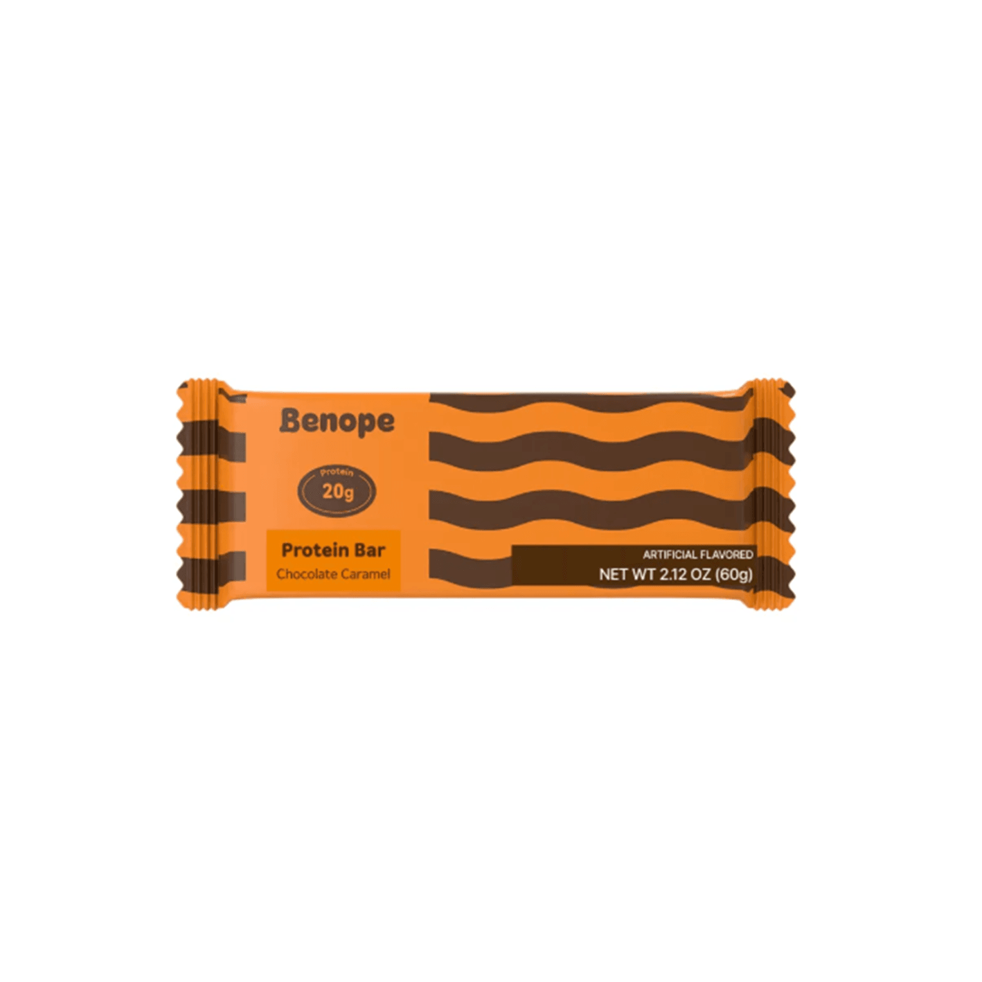 Benope Protein Bar Chocolate Caramel 2.1 oz.(60g) detail 1