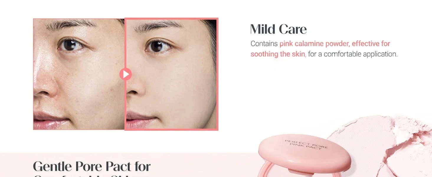 THE SAEM Saemmul Perfect Pore Pink Pact 0.38 oz.(11g) detail 2