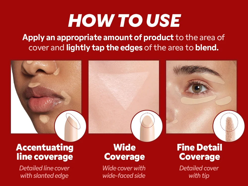 [20colors] TIRTIR Glide & Hide Blurring Concealer 0.28 oz.(8g) detail 6
