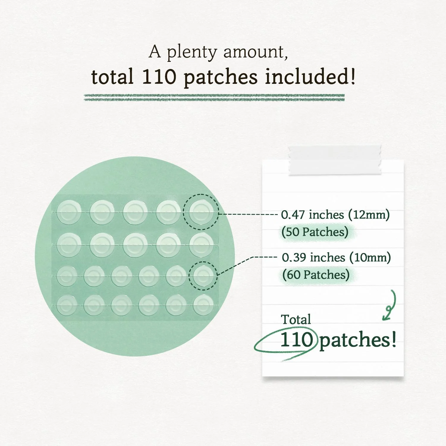 SKINFOOD Cica Clear Spot Patch 110 Patches 5ea 0.53 oz.(15g) detail 3