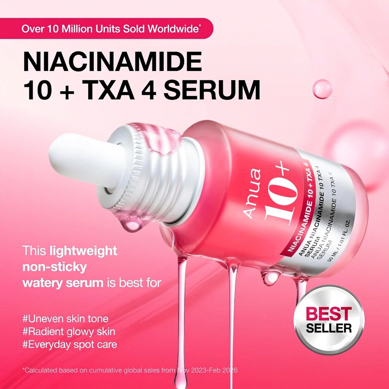Anua Niacinamide 10 Txa 4 Serum Refill Set 1.01 fl. oz.(30ml) (+Refill 1.01 fl. oz.(30ml)) detail 2