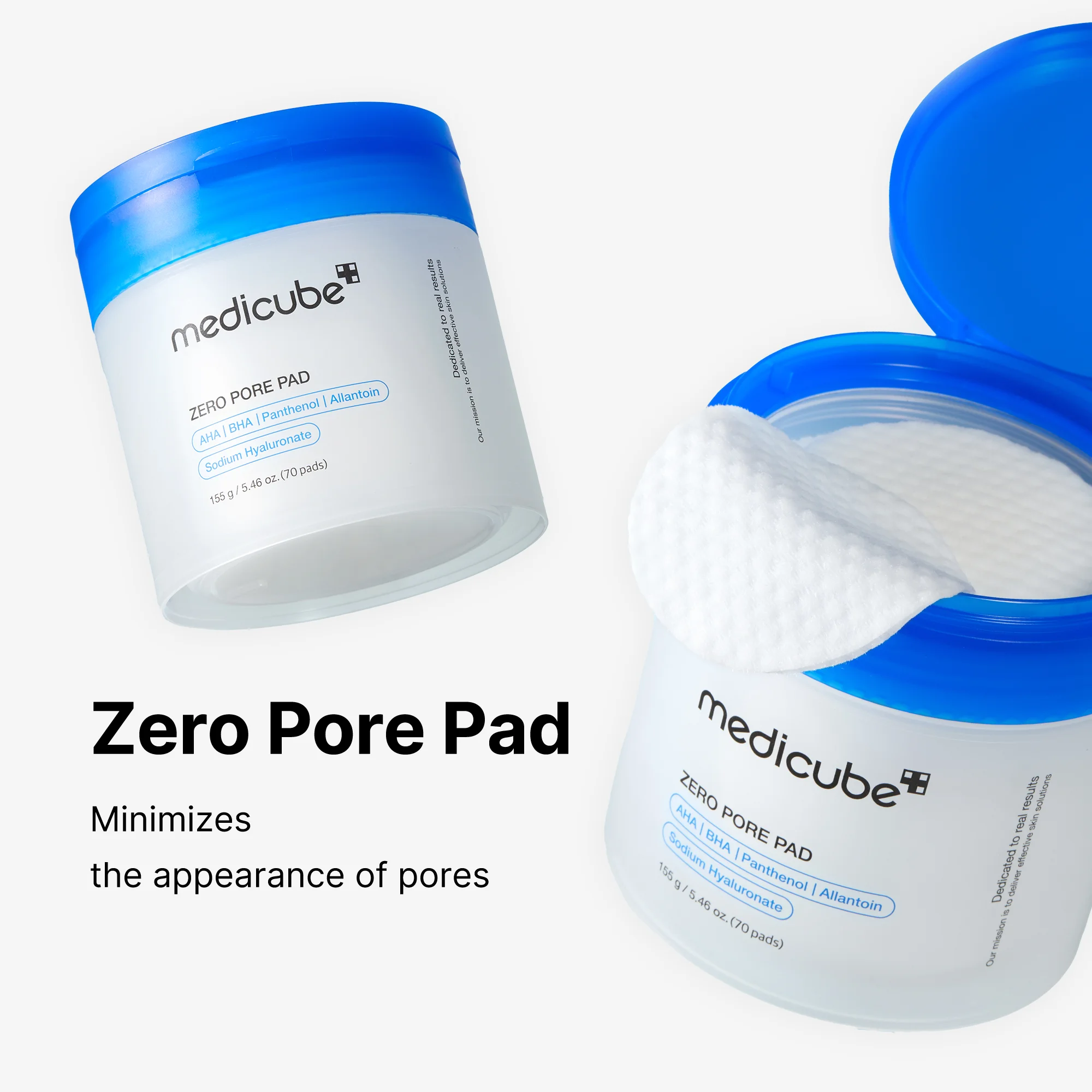 medicube Zero Pore Pad 70ea 5.46 oz.(155g) detail 1