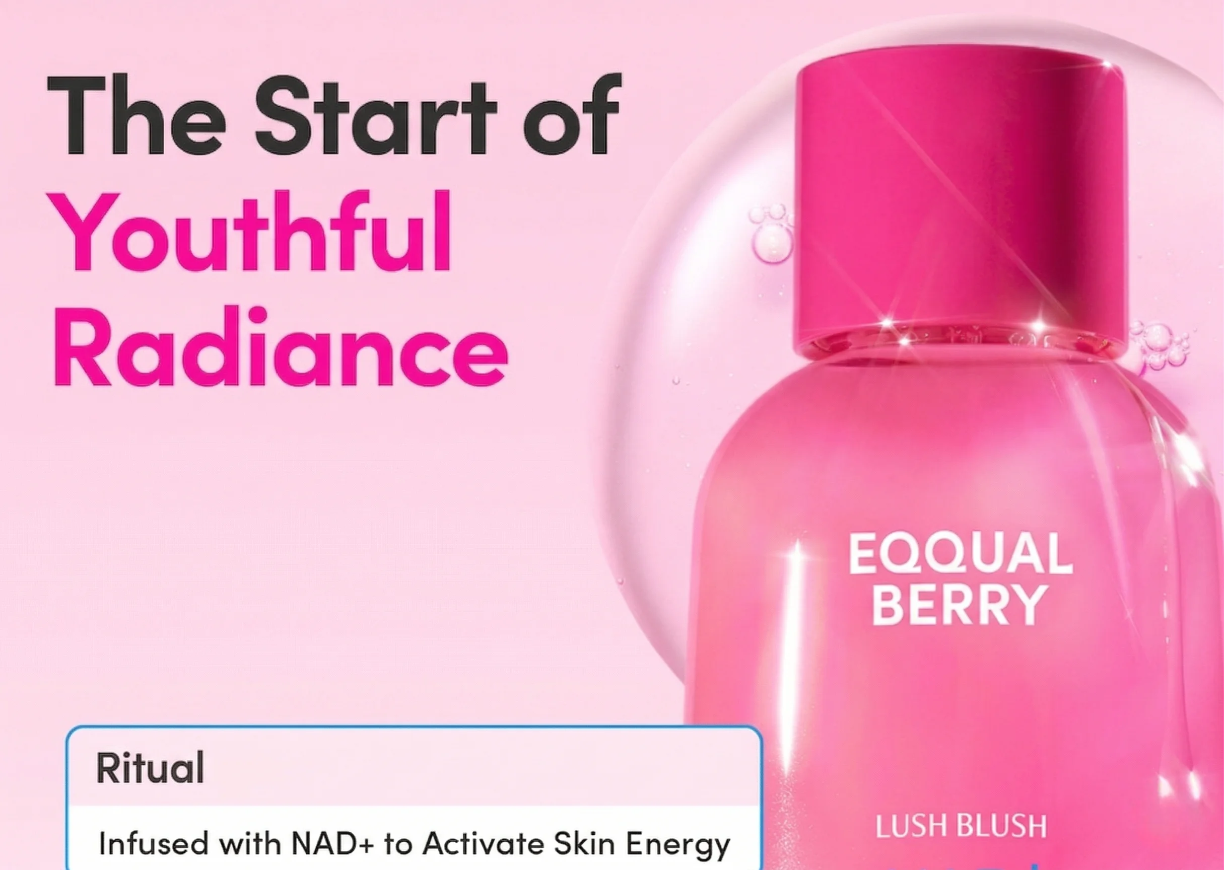 EQQUALBERRY Nad+ Peptide Boosting Toner 5.07 fl. oz.(150ml) detail 1