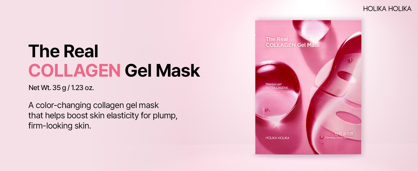 Holika Holika The Real Collagen Gel Mask 1.23 oz.(35g) detail 1
