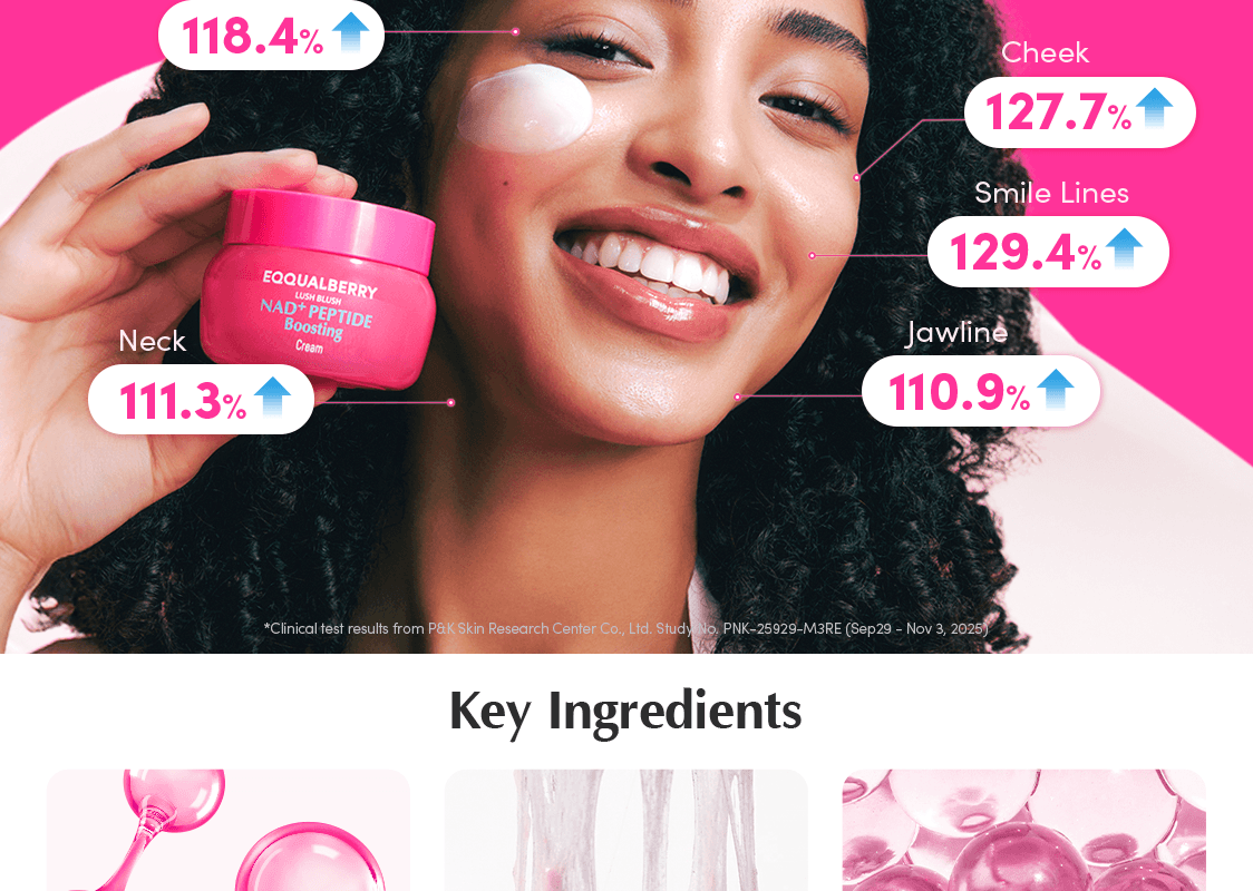 EQQUALBERRY Nad+ Peptide Boosting Cream 1.69 fl. oz.(50ml) detail 3