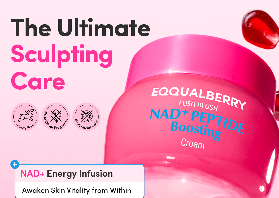 EQQUALBERRY Nad+ Peptide Boosting Cream 1.69 fl. oz.(50ml) detail 1